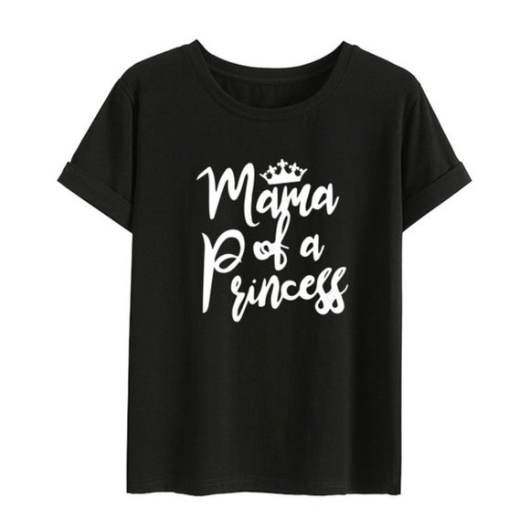 Mama of a Princess T-shirts - Black or White - Picture 4 of 6